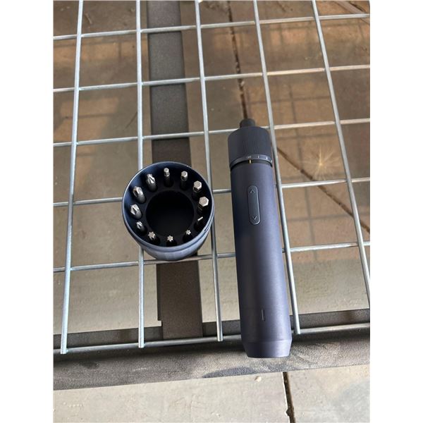 Battery Powered Handheld Drill with Bits