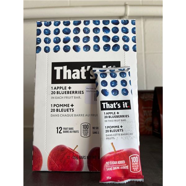 That's It Fruit Bars Apple Blueberry 12 x 35g