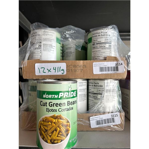 North Pride Cut Green Beans 12 x 411g