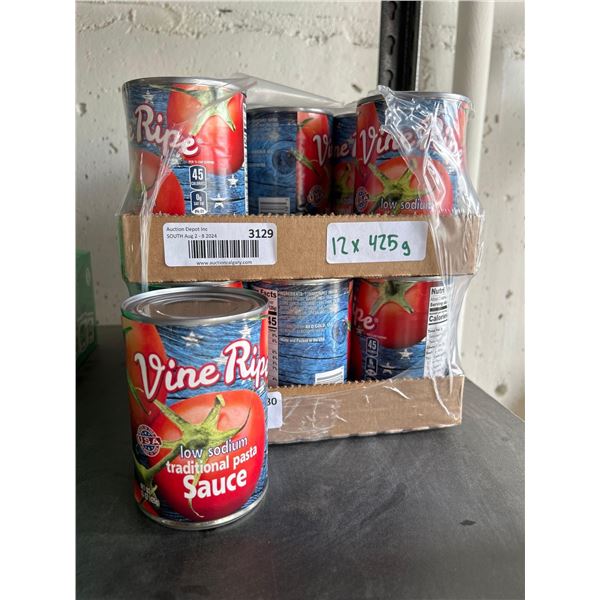 Vine Ripe Low Sodium Pasta Sauce 12 x 425g