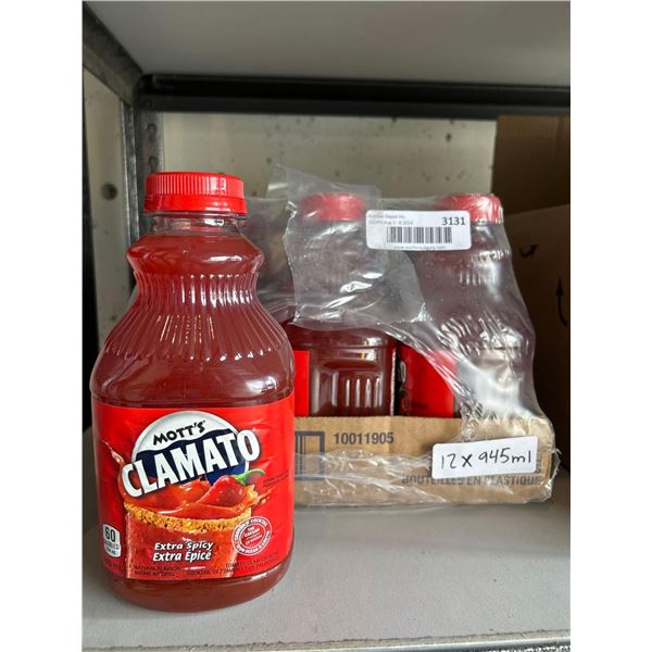 Mott's Clamato Extra Spicy 12 x 945ml