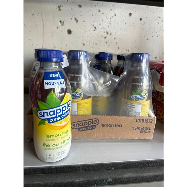 Snapple Zero Lemon Tea 12 x 473ml