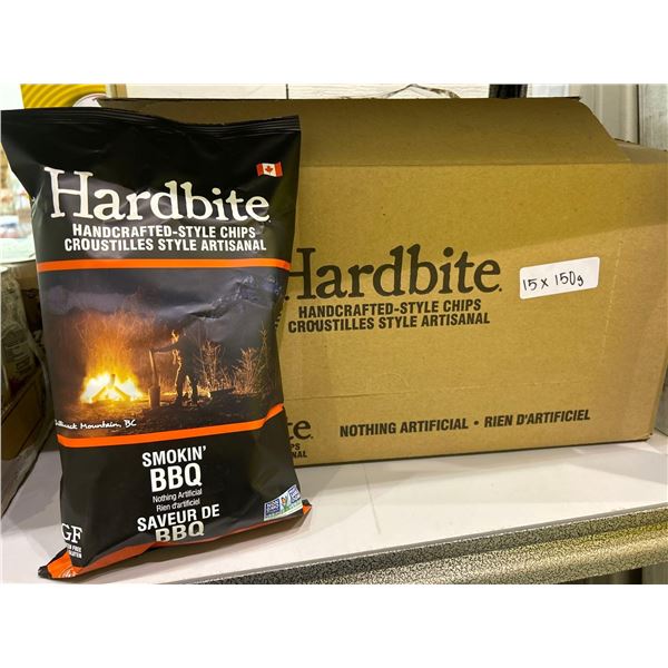Hardbite Smokin' BBQ Chips 15 x 150g