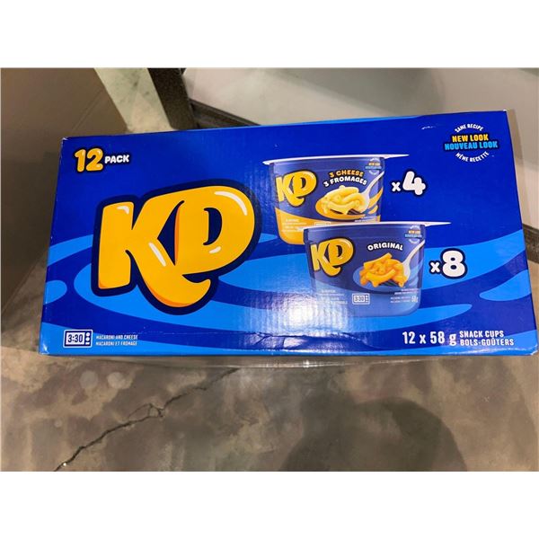 Kraft Dinner Snack Cups 12 x 58g