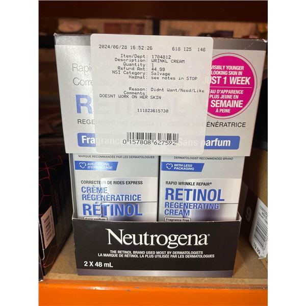 Neutrogena�Retinol Regenerating Cream 2 x 48ml