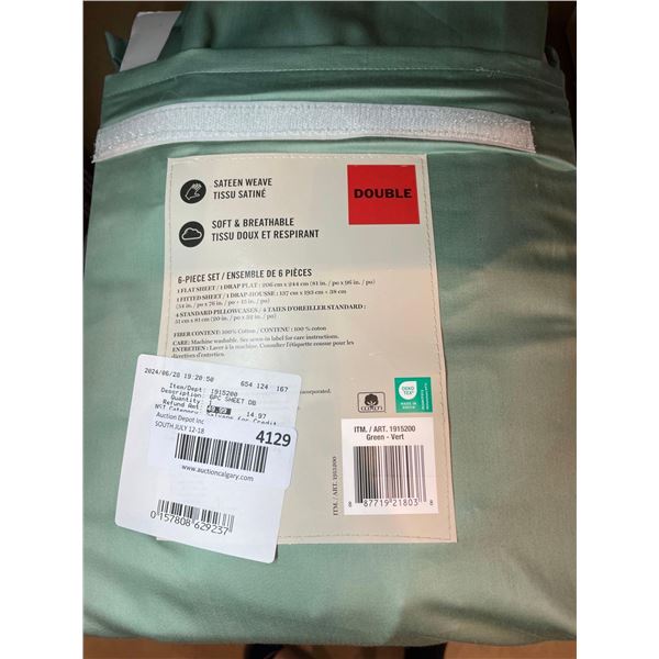 Martha Stewart 6 Piece Sheet Set Double