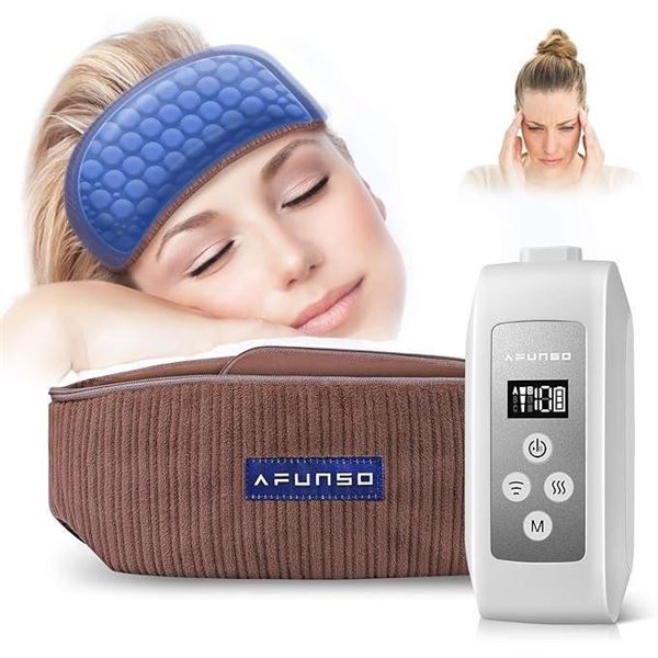 AFUNSO Head Scalp Massager Scalp Massage Instrument Rechargeable Massager Airbag for Head,Muscles, L