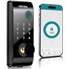 Image 1 : Elemake Smart Deadbolt Fingerprint Door Lock, Keypad Deadbolt Smart Lock for Front Door, Auto Lock, 