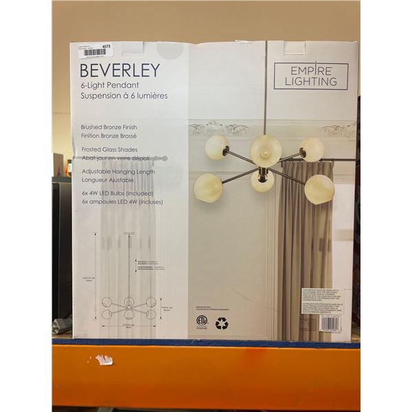 Empire Lighting Beverley 6-Light Pendant
