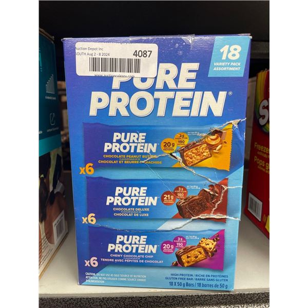 Pure Protein Assorted Variety Pack 18 x 50g