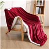 Image 1 : Max Kare Soft Flannel Heated Throw Blanket MKGL-TR01