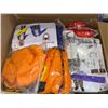 Image 1 : Box Lot of Halloween Goods, Costumes and Decorations