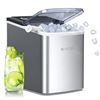 Image 1 : ecozy Portable Ice Maker Countertop, 9 Cubes Ready in 6 Mins, 26.5 lbs in 24 Hours, Self-Cleaning Ic