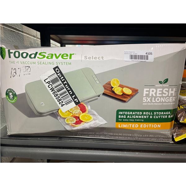 Food Saver Vacuum Sealing System Limited Edition