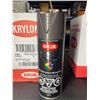 Image 2 : Krylon Fusion All-in-One Paint + Primer Black Stainless 6 x 340g