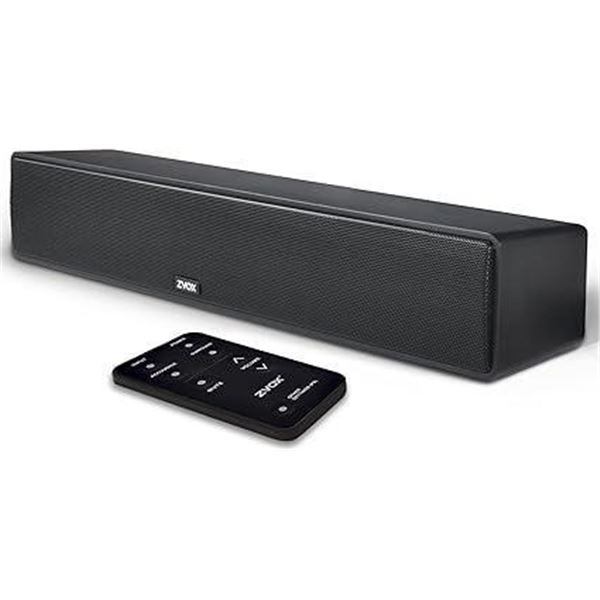 ZVOX Dialogue Clarifying Sound Bar with Patented Hearing Technology - AccuVoice TV Sound Bar with Tw