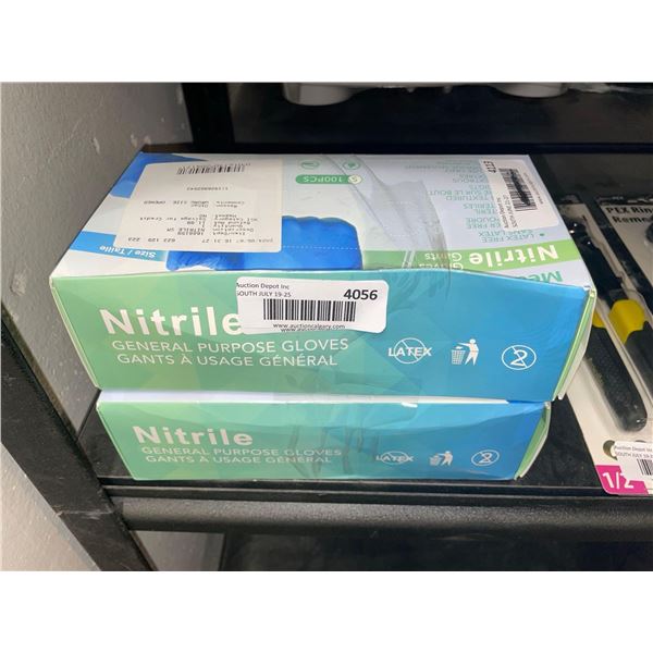 Nitrile General Purpose Gloves Lot of 2 Size Small