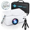 Image 1 : Full HD Bluetooth Projector Built in DVD Player, 9000LM 1080P Supported, Portable Mini DVD Projector