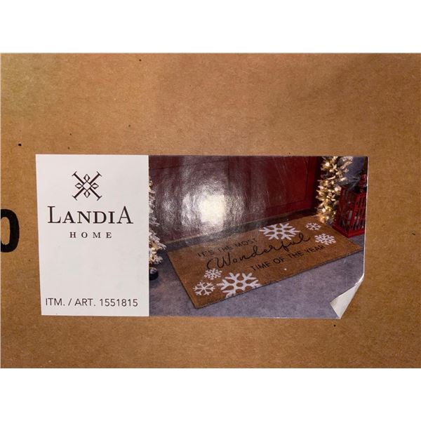 Landia Home Christmas Theme Door Mat