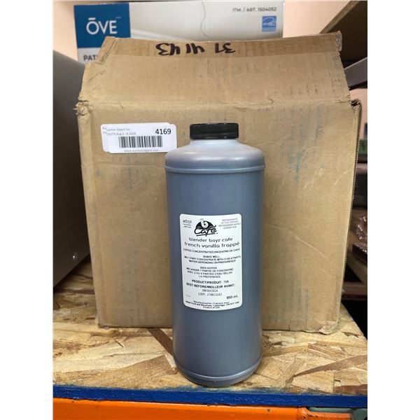 B Cafe Blender Boyz Cafe French Vanilla Frappe Coffee Concentrate 6 x 950ml