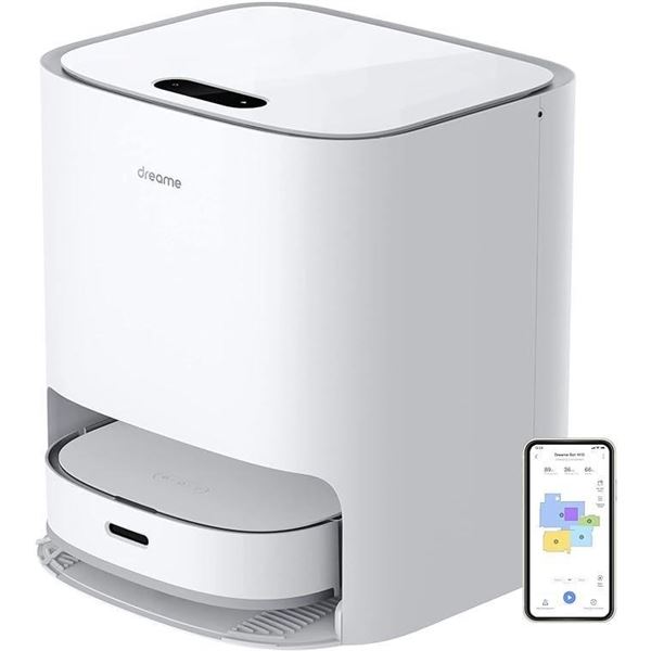 Dreametech W10 Robot Vacuum Cleaner and Mop, Sweeping, Mopping, Washing and Drying 4in1, Robotic Vac