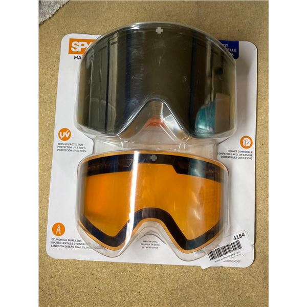 Spy+ Ski/Snowboard Goggles with Extra Lens