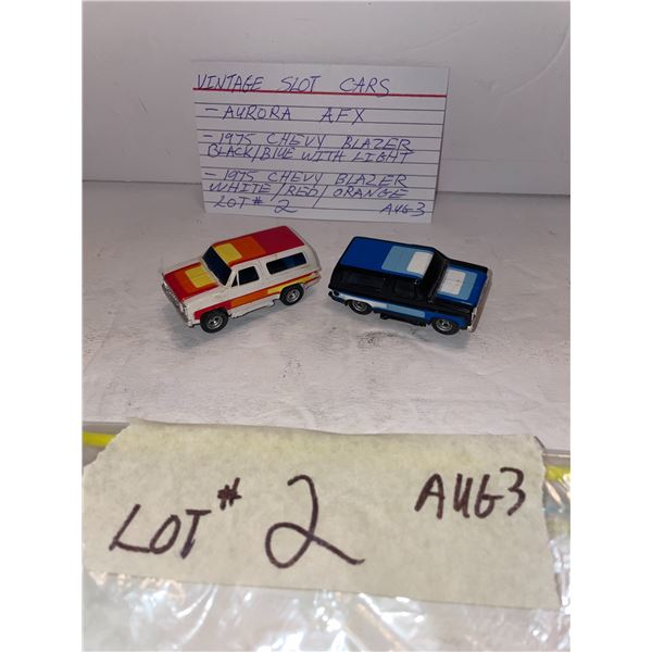 vintage slot cars aurora AFX