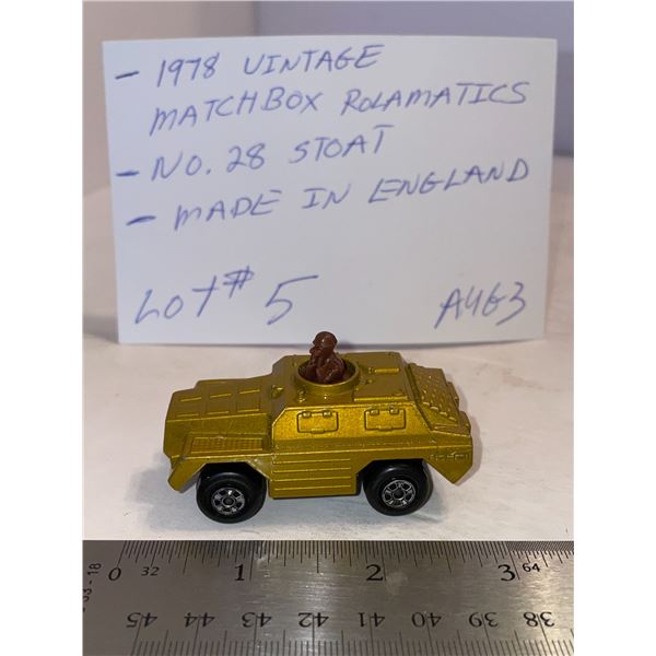 Matchbox rolamatics 1978