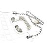 Image 2 : Chanel Silver Vinyl PVC Chocolate Bar Ice Cube Chain Shoulder Bag