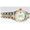Image 4 : Rolex Ladies Two Tone 18K Yellow Gold And Steel White Diamond Quickset Datejust