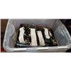 Image 1 : TOTE FULL OF COMMERCIAL RACTHET STRAPS, AND RATCHETS