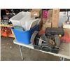Image 1 : ASSORTED WHEELS AND PLASTIC TOTES