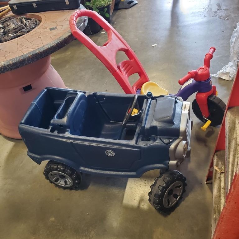 LITTLE TIKES TRUCK AND FISHER PRICE TRIKE