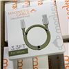 Image 2 : 24 NEW GREEN MAGNETIC MICRO USB CABLES AND DUAL DEVICE CHARGE MAT RETAIL $160