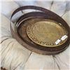 Image 3 : BRONZE DECORATIVE SERVING TRAYS AND BARREL RINGS