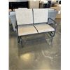 Image 1 : BRAND NEW 2 SEATER PATIO SLING GLIDER LOVESEAT