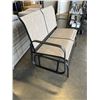 Image 2 : BRAND NEW 2 SEATER PATIO SLING GLIDER LOVESEAT