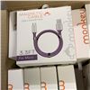 Image 2 : 24 NEW PURPLE MAGNETIC MICRO USB CABLES AND DUAL DEVICE CHARGE MAT RETAIL $160