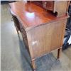 Image 8 : MID CENTURY CHERRYWOOD 8 DRAWER VANITY WITH MIRROR