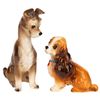 Image 1 : A Pair of Porcelain "Lady and the Tramp" Figurines.