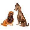 Image 2 : A Pair of Porcelain "Lady and the Tramp" Figurines.