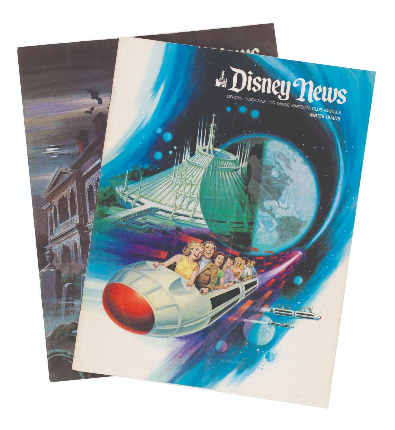A Pair Of 1974 Disney News Magazines A Pair Of 1974 Disney News Magazines
