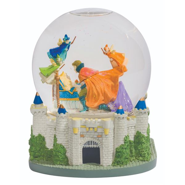 A Sleeping Beauty Musical Snow Globe.