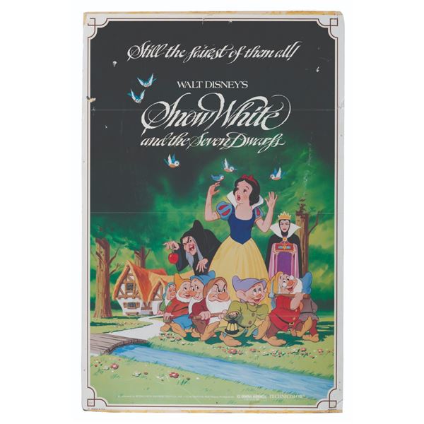 A 1983 "Snow White and the Seven Dwarfs" One-Sheet.
