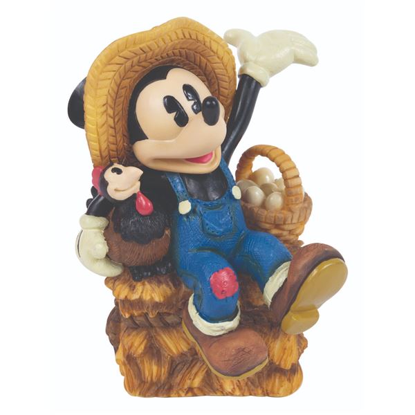 A Mickey & Co. Farmer Mickey Figurine.
