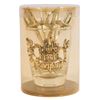 Image 1 : A Disneyland Relief Glass with Sword Cocktail Picks.