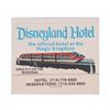 Image 1 : A 1970s Disneyland Hotel Matchbook.