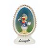 Image 1 : A Disneyland Donald Duck Ceramic Egg Figurine.