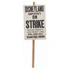 Image 1 : A Disneyland Employee's On Strike Picket Sign.