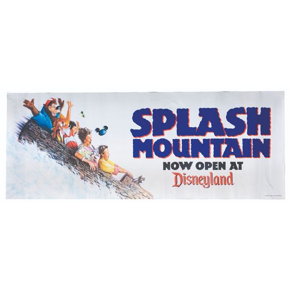 A Large Splash Mountain Panoramic Decal.